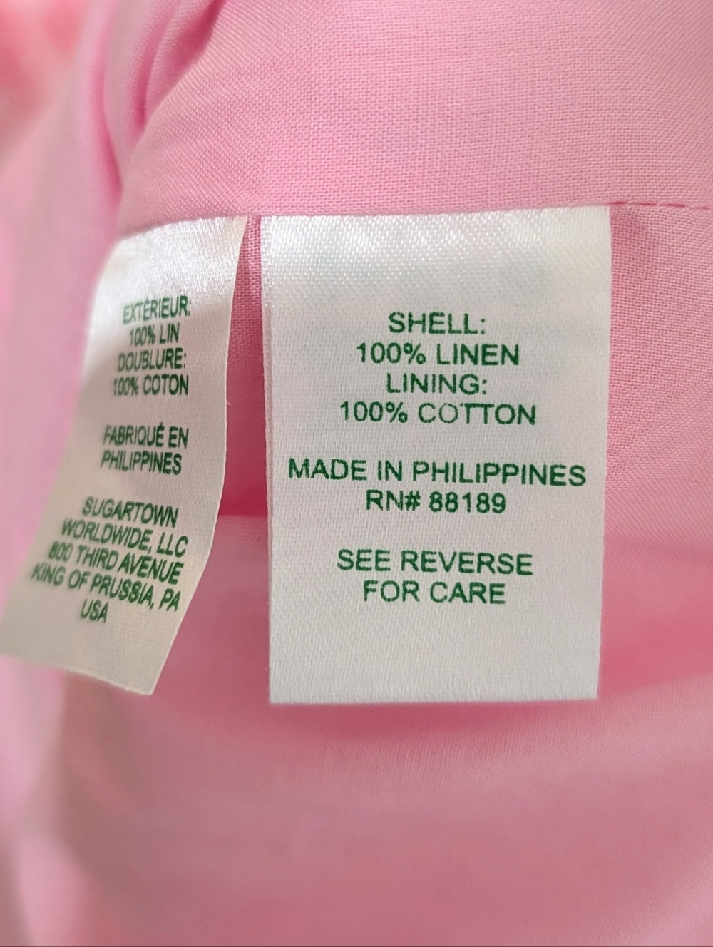 Lilly Pullitzer Conch Shell Pink Calina Linen Midi Dress Flamingle Garden 2 NWT - Picture 12 of 12